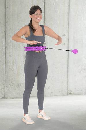 HMS Hula Hop Odchudzające Z Wypustkami i Obciążnikiem + Pas Plus Size