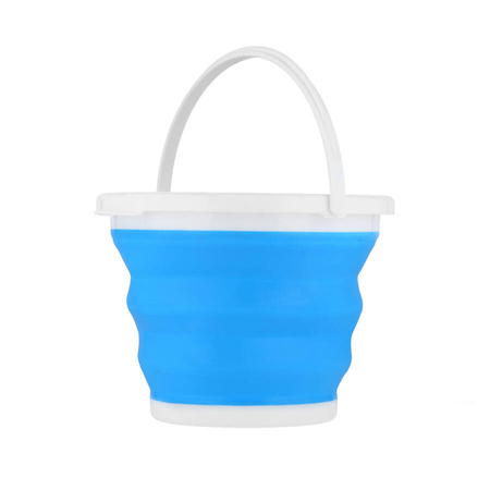 NILS Składne Kompaktowe Wiadro Wiaderko Turystyczne Kampingowe 10L