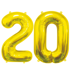 Balony Foliowe Na Urodziny Rocznicę Dekoracja Na 20 Lat 85 cm Na Hel GODAN