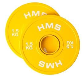 HMS Talerze Obciążenia Na Gryf Olimpijski Sztangę Gumowane 2x1,5 kg