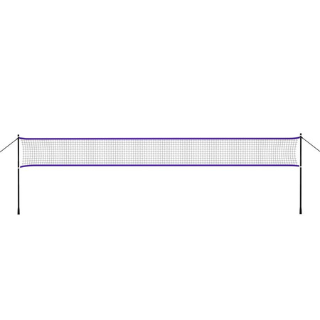 NILS Siatka Do Gry W Badmintona Siatkówkę 620 cm + Stelaż W Pokrowcu