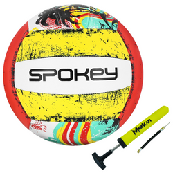 SPOKEY Piłka Siatkowa Do Siatkówki Treningowa Na Halę Rozmiar 5 + Pompka