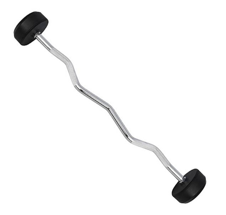 HMS Sztanga Gryf Łamany Stały Z Obciążeniem 35 kg