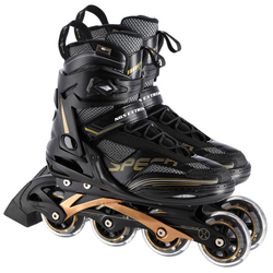 Rolki Rekreacyjne Łyżworolki Kauczukowe Kółka ABEC-9 Dla Dorosłych NILS