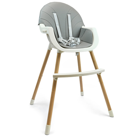 MERKAN Krzesełko Stalowe Fotelik Do Karmienia Z Blatem 3w1 Dla Dziecka