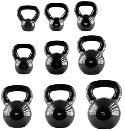 HMS Kettlebell Kula Hantla Żeliwna Winylowa 4 kg