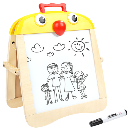 Tablica Dwustronna Magnetyczna Kredowa Suchościeralna Edukacyjna Montessori