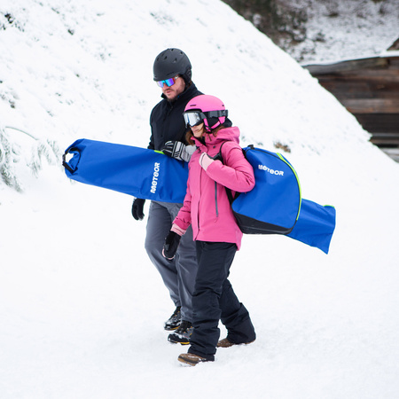 Zestaw Narciarski Torba Na Narty 195 cm + Pokrowiec Na Buty Kask METEOR