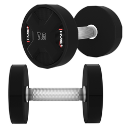 Ciężarki Hantle Poliuretanowe Do Ćwiczeń Treningu Siłowego Zestaw 2x7,5 kg