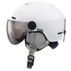 Kask Zimowy Narciarski Snowboardowy Biały Z Szybką AIR FLOW METEOR
