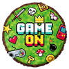 Balony Foliowe Na 9 Urodziny Dla Dziecka GAME ON 3 szt. Duże Cyfra 85 cm