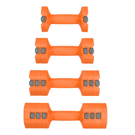 Hantle Ciężarki Regulowane 2x2,5 kg Do Ćwiczeń Fitness Treningu Siłowego