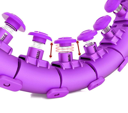 HMS Hula Hop Odchudzające Z Wypustkami i Obciążnikiem Plus Size