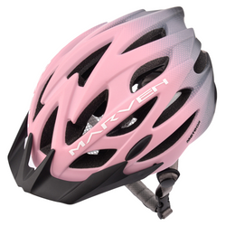 Kask Rowerowy Regulowany Szosowy Z Daszkiem METEOR Otwory Wentylacyjne	