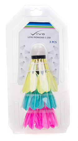 Zestaw Do Gry W Badmintona Rekreacyjnej 2 Rakietki + 3 Lotki Pokrowiec NILS