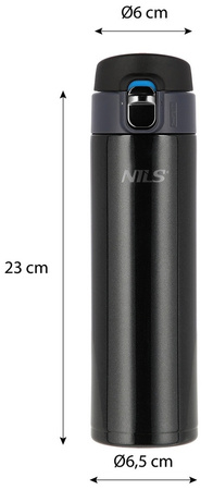 Kubek Termiczny Termos Turystyczny Stalowy Butelka Na Kawę Herbatę 500 ml