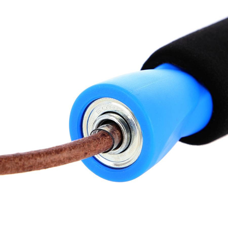 Skakanka Skórzana Dla Dziecka Do Ćwiczeń Fitness Łożyska W Uchwytach HMS