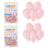 Balony Klasyczne Pastelowe Różowe Lateksowe Na Urodziny GEMAR 12" 200 szt.