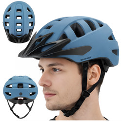 Kask Na Rower Rolki Ochronny Regulowany Wentylowany Z Daszkiem SPOKEY