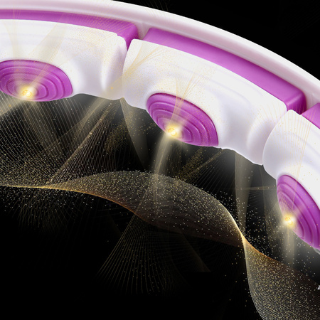 Hula Hop Magnetyczne Odchudzające Z Wypustkami i Obciążnikiem + Pas Wyszczuplający HMS