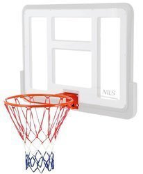Zestaw Do Gry W Koszykówkę Przykręcana Obręcz Do Kosza 45 cm + Siatka NILS