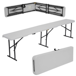 Ławka Ogrodowa Ławeczka Składana Cateringowa Turystyczna 183 cm Nils Camp