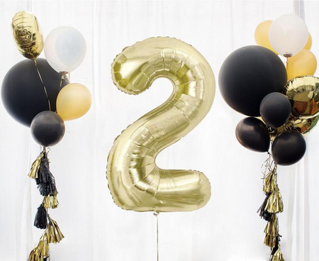Balony Foliowe Na Urodziny Rocznicę Dekoracja Na 20 Lat 85 cm Na Hel GODAN