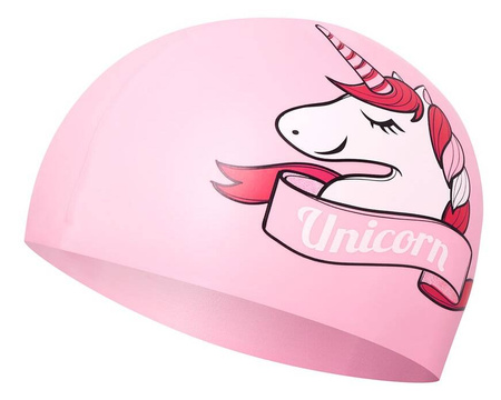 SPOKEY Zestaw Pływackie Do Na Basen Okularki ANTI-FOG + Czepek Unicorn