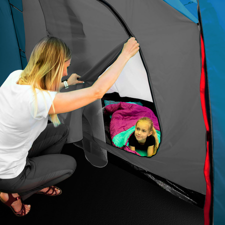 Namiot Kempingowy Turystyczny 4 Osobowy Wodoodporny Filtr UV + Pokrowiec