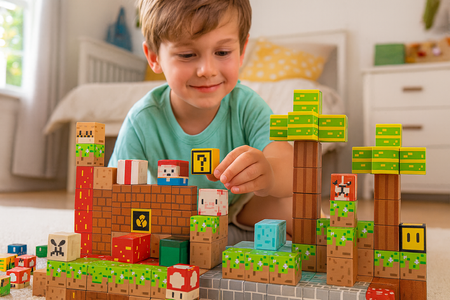 Klocki Magnetyczne Konstrukcyjne Zestaw 147 Elementów Edukacyjne Dla Dzieci