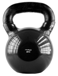 HMS Hantla KETTLEBELL Żeliwny Winylowy Do Treningu Siłowego Ćwiczeń 28 kg
