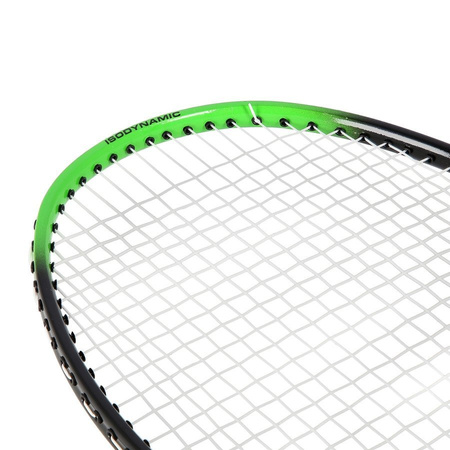Rakieta Do Gry W Badmintona Rekreacyjnej ISODYNAMIC + Pokrowiec NILS