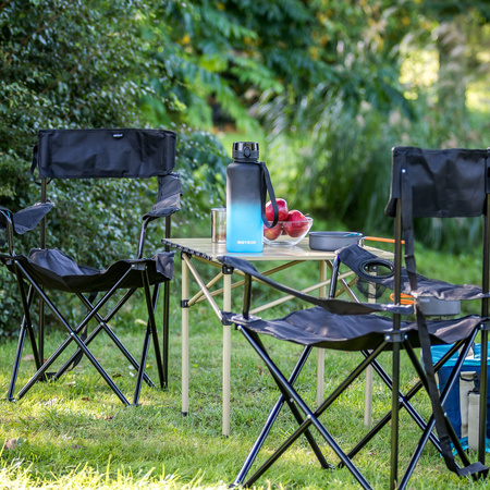 Butelka Sportowa Bidon Na Wodę Z Miarką Tritanowa Z Ustnikiem 1500ml METEOR