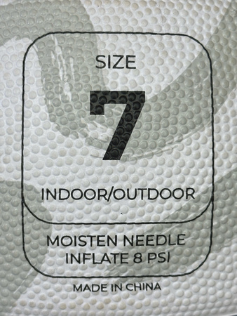 Piłka Do Koszykówki Kosza Treningowa Rekreacyjna Czarna Rozmiar 7 MAJESTIC