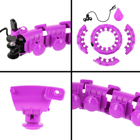 HMS Hula Hop Odchudzające Z Wypustkami i Obciążnikiem Plus Size