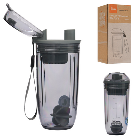 Butelka Na Wodę Bidon Shaker Do Odżywek 400 ml MAJESTIC