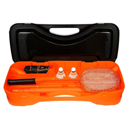 Zestaw Do Gry Rekreacyjnej W Badmintona Siatka + Rakietki + Lotki W Walizce