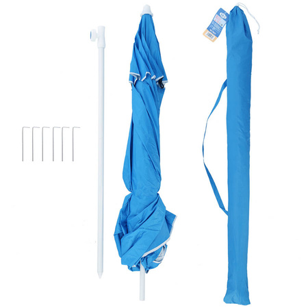 Parasol Plażowy Ogrodowy Duży Składany Parawan Filtr UV Z Pokrowcem NILS