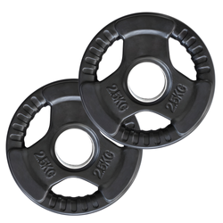 Talerze Olimpijskie Ogumowane Obciążeniowe Na Gryf Sztangę 2x 2,5 kg HMS