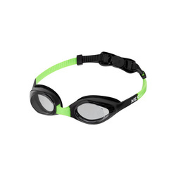 NILS Dziecięce Okularki Pływackie Do Pływania Na Basen Czarno-Zielony