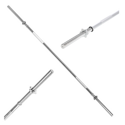 Gryf Prosty Sztanga Do Treningu Siłowego Z Gwintem 200 cm + Zaciski HMS