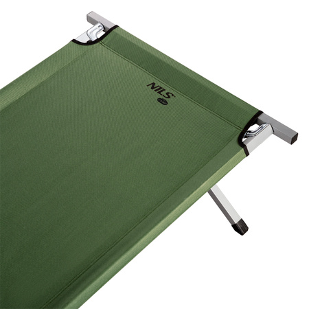 Łóżko Turystyczne Składane Polowe Kempingowe Leżak + Pokrowiec 200x60 cm