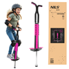 Skoczek POGO Jump Stick Drążek Do Skakania Dla Dziecka Różowy Do 70 kg NILS
