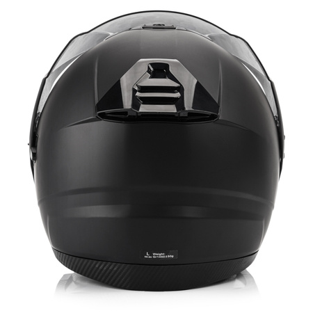 Kask Motocyklowy Z Blendą Przeciwsłoneczną Otwarty Czarny METEOR