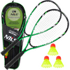 Zestaw Rakiety + Lotki Do Gry W SPEED Badmintona Crossmintona 6w1 NILS