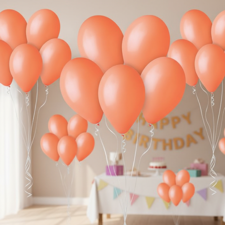 Klasyczne Pastelowe Balony Dekoracyjne Ozdoba Na Halloween 33 cm - 50 szt.