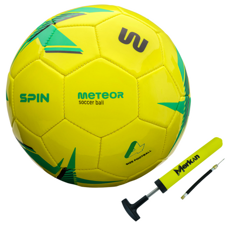 Piłka Nożna Meczowa Treningowa Rekreacyjna Na Trawę Halę Rozmiar 4 + Pompka