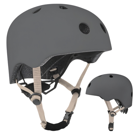 Kask Rowerowy Orzeszek Regulowany Na Hulajnogę Wentylowany In-mold + Zestaw Ochraniaczy