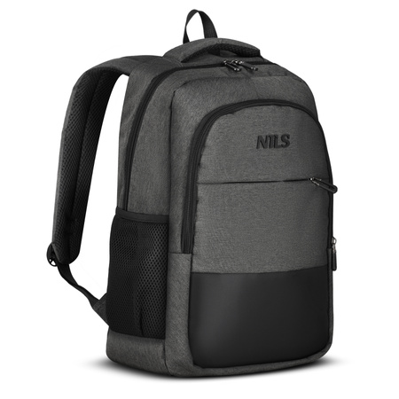 Plecak Miejski Turystyczny Trekkingowy Sportowy Z Miejscem Na Laptopa USB 18 L NILS