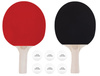 Zestaw 2 Rakietki Paletki + 6 Piłeczek Do Tenisa Stołowego Ping Ponga